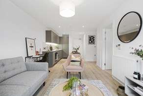 Apartment Get Living Manchester Salford New Makers Yard Kitchen Living Area 1