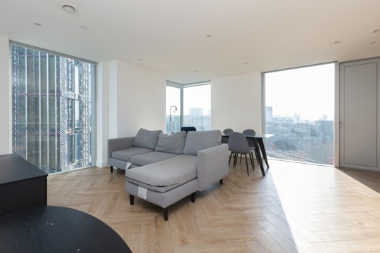 Apartments to Rent by Una in Anaconda Cut, Greater Manchester, M3, living dining area