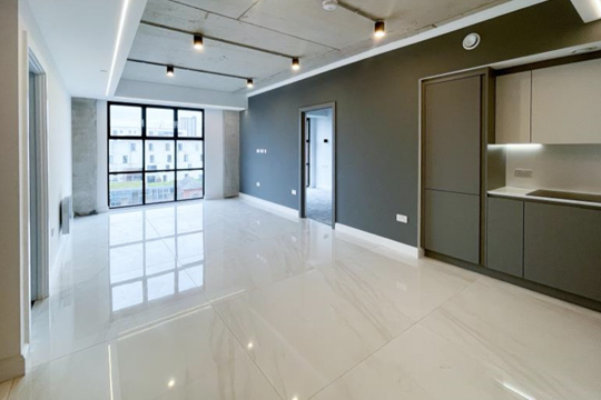 Apartments to Rent by Northern Group at One Silk Street, Manchester, M4, living kitchen area