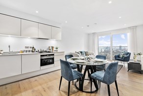 Apartments to Rent by Get Living at Elephant Central, Southwark, SE1, kitchen dining area