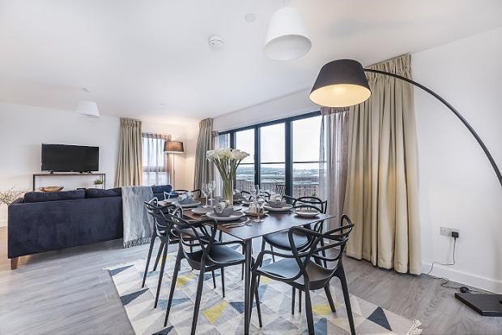 Apartments to Rent by Savills at The Cargo, Liverpool, L1, dining area