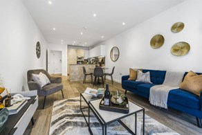 Apartments to Rent by Simple Life London in Elements, Enfield, EN3, The Copper kitchen living dining area
