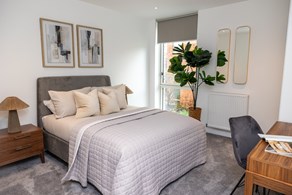 Apartments to Rent by Populo Living at The Brickyard, Newham, E6, bedroom