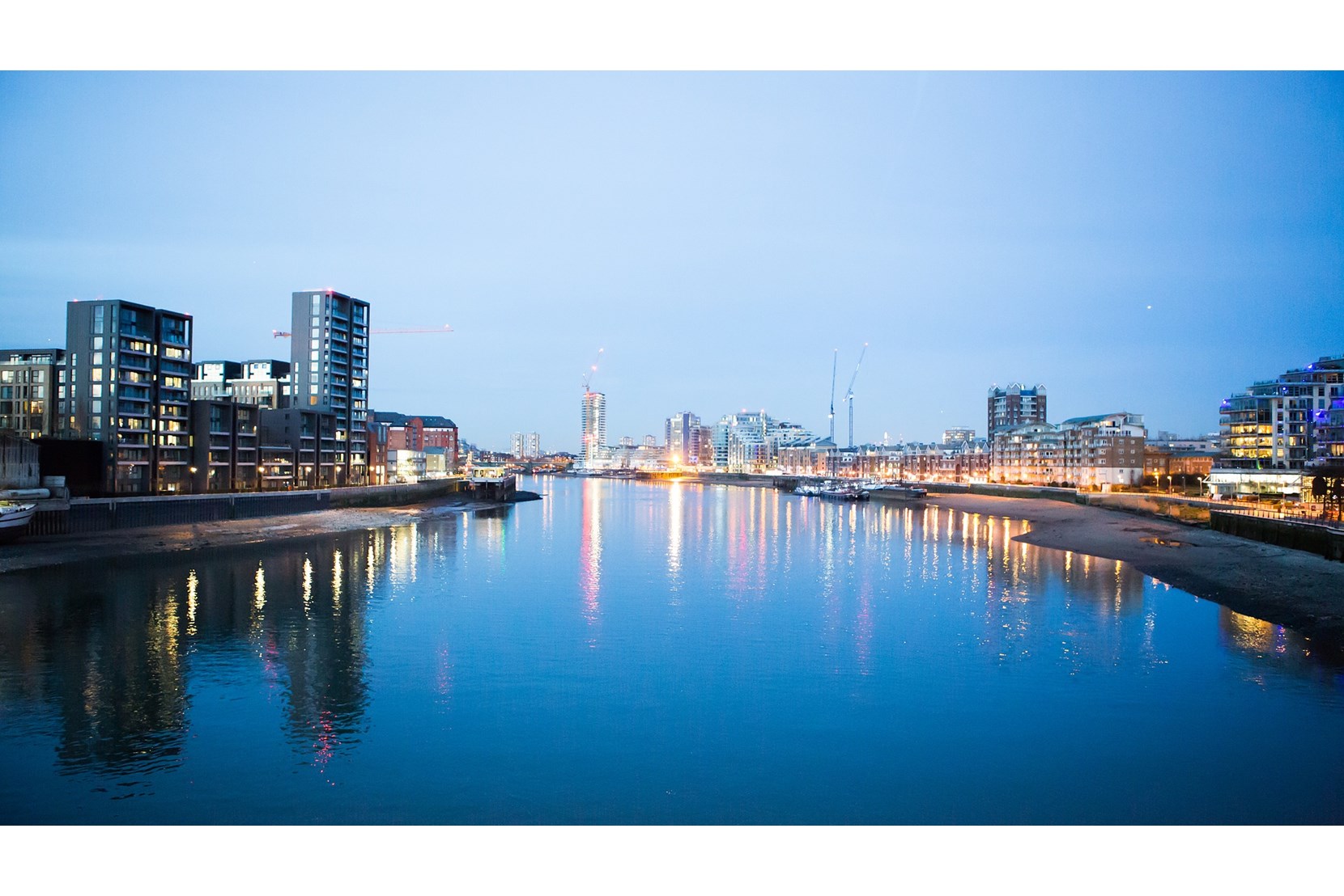 Apartments to Rent by Greystar at Fulham Riverside, Hammersmith and Fulham, SW6, development panoramic River Thames view