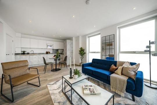 Apartments to Rent by Simple Life London in Beam Park, Havering, RM13, The Mondeo living kitchen dining area