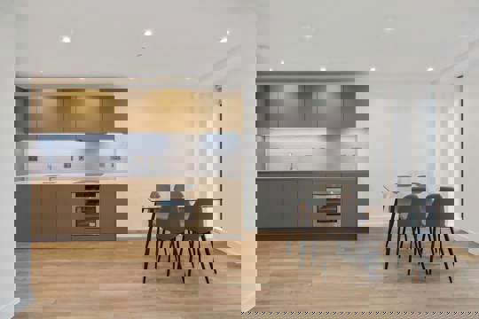 Apartments to Rent by John Lewis Partnership at Landrow Place, Birmingham, B3, kitchen