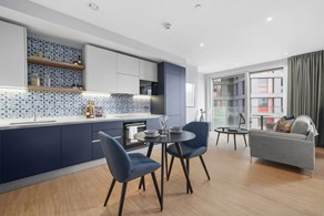 Apartment Get Living East Village London Stratford Kitchen Dining Living Area 1
