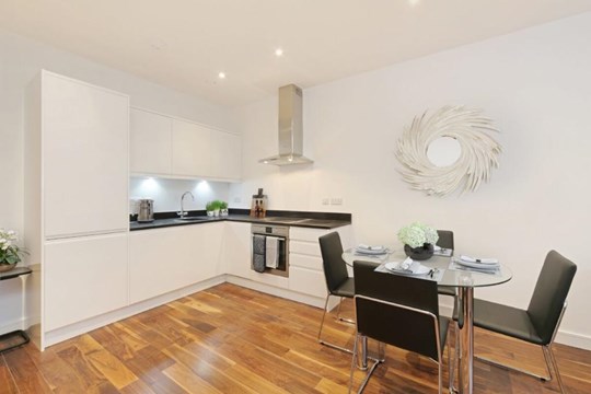 Apartments to Rent by JLL at The Hub, Harrow, HA1, kitchen dining area