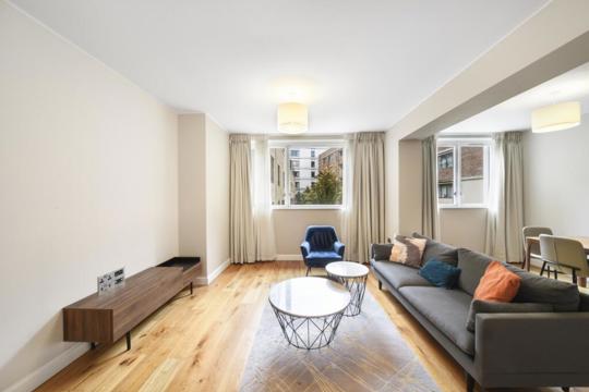 Houses and Apartments to Rent by JLL at Sugar House Island, Newham, E15, living area