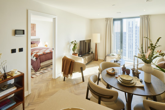 Apartments to Rent by Savills at One Eastside, Birmingham, B7, dining area