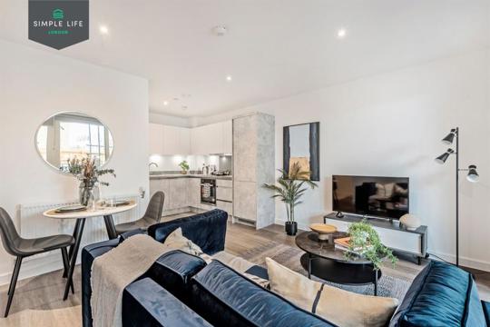 Apartments to Rent by Simple Life London in Beam Park, Havering, RM13, The Evos living dining kitchen area