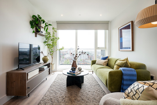 Apartments to Rent by Berkeley Living at Refinery Square, Slough, Berkshire, SL1, living area