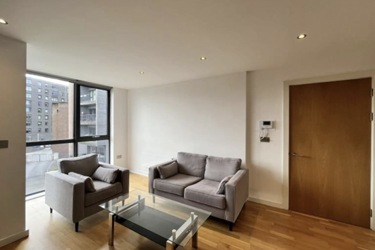 Apartments to Rent by Northern Group at Flint Glass Wharf, Manchester, M4, living area