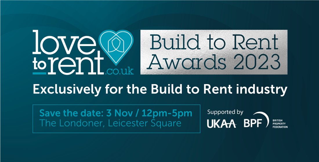 Love to Rent Awards launch to celebrate excellence in the BTR sector