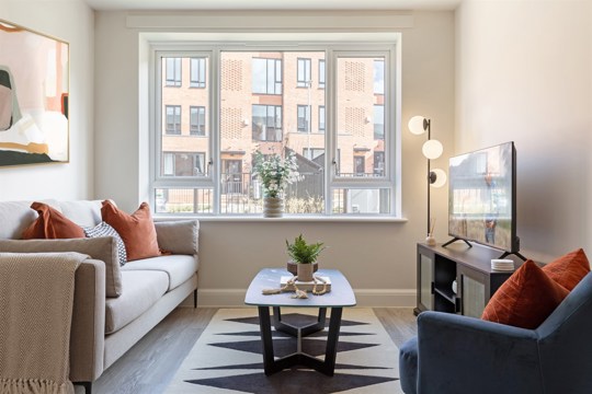 Apartments and Houses to Rent by Casa at Moda at Casa, Abbey Court, Leeds, LS5, living area