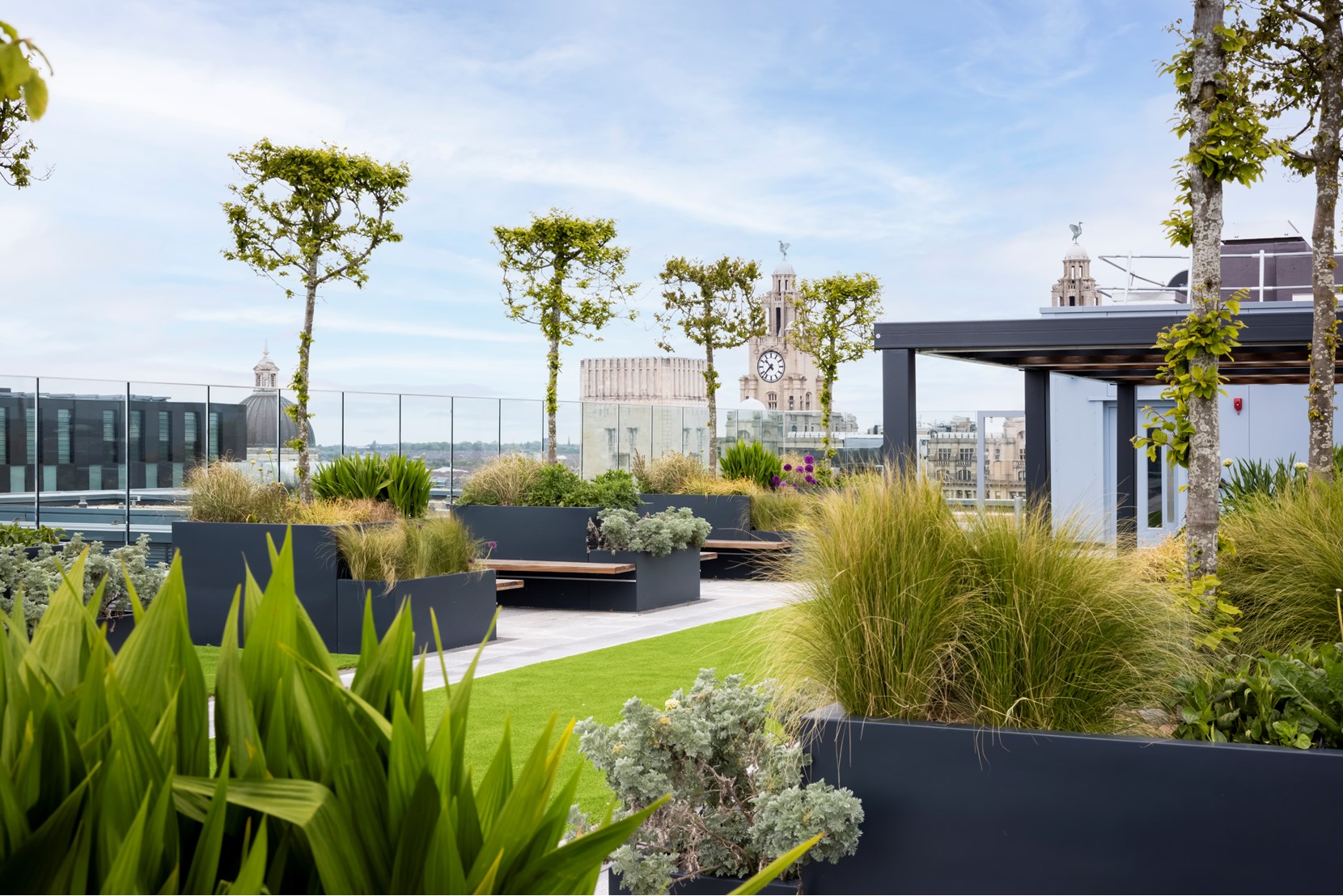 Apartments to Rent by Apo at Apo Liverpool, Liverpool, L1, roof terrace