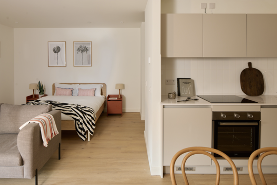 Apartments to Rent by Platform_ at Platform_Edinburgh, Edinburgh, EH6, studio living area