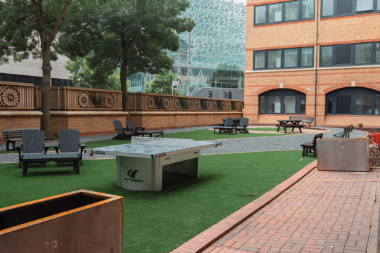 Apartments to Rent by Centrick in The Saxons, Leicester, LE1, communal gardens
