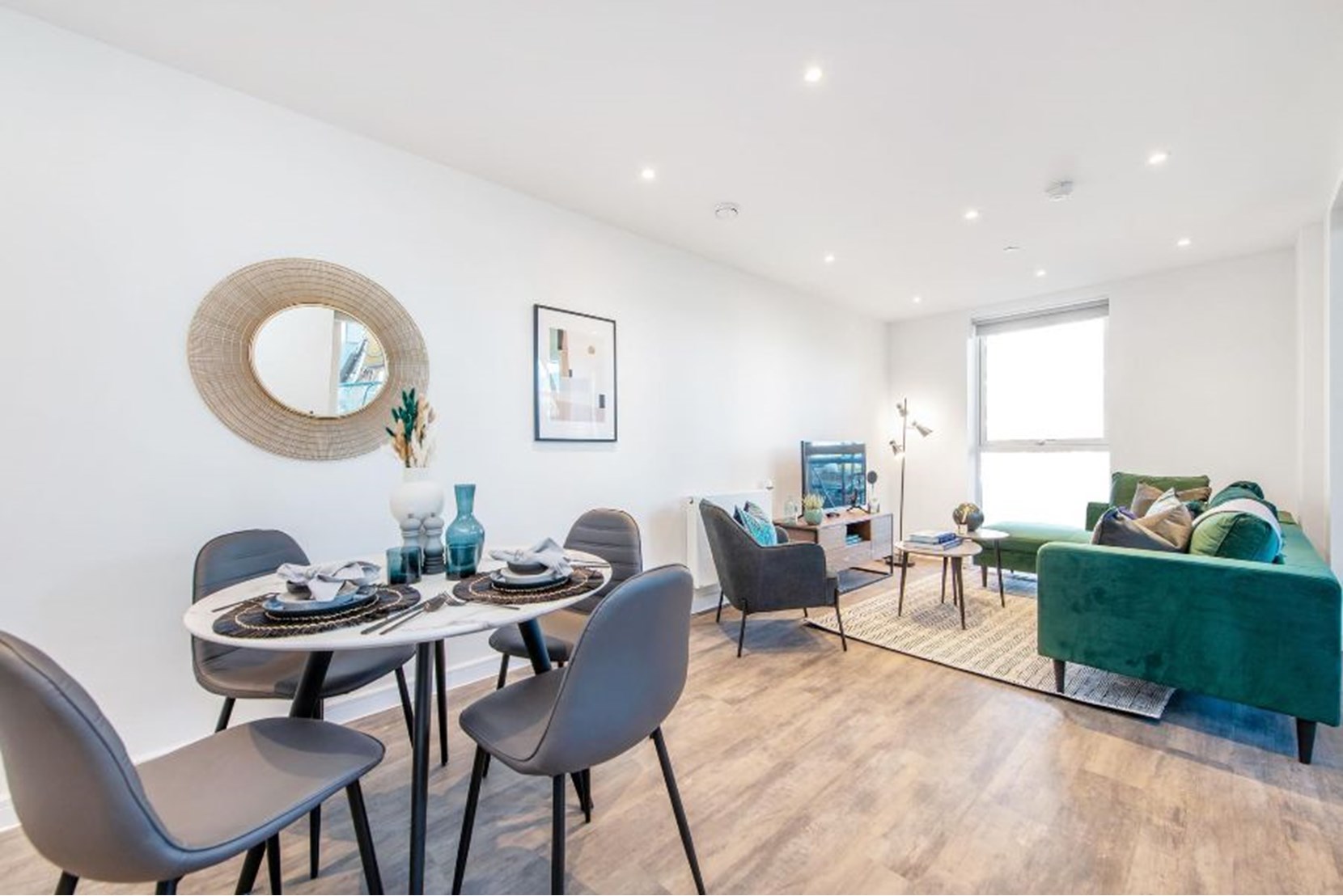 Apartments to Rent by Simple Life London in Beam Park, Havering, RM13, living dining area