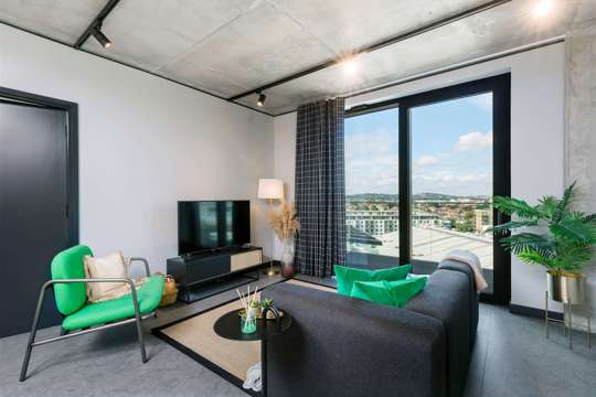 Apartments to Rent by Allsop at Beton, Wembley, Greater London, HA9, living area