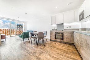 Apartments to Rent by Simple Life London in Fresh Wharf, Barking, IG11, The Coot kitchen living dining area 