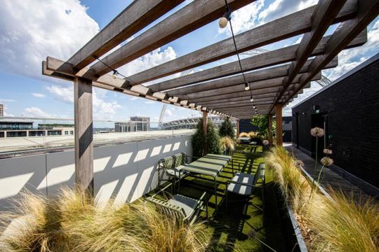 Apartments to Rent by Allsop at Alameda, Wembley, Greater London, HA9, communal gardens