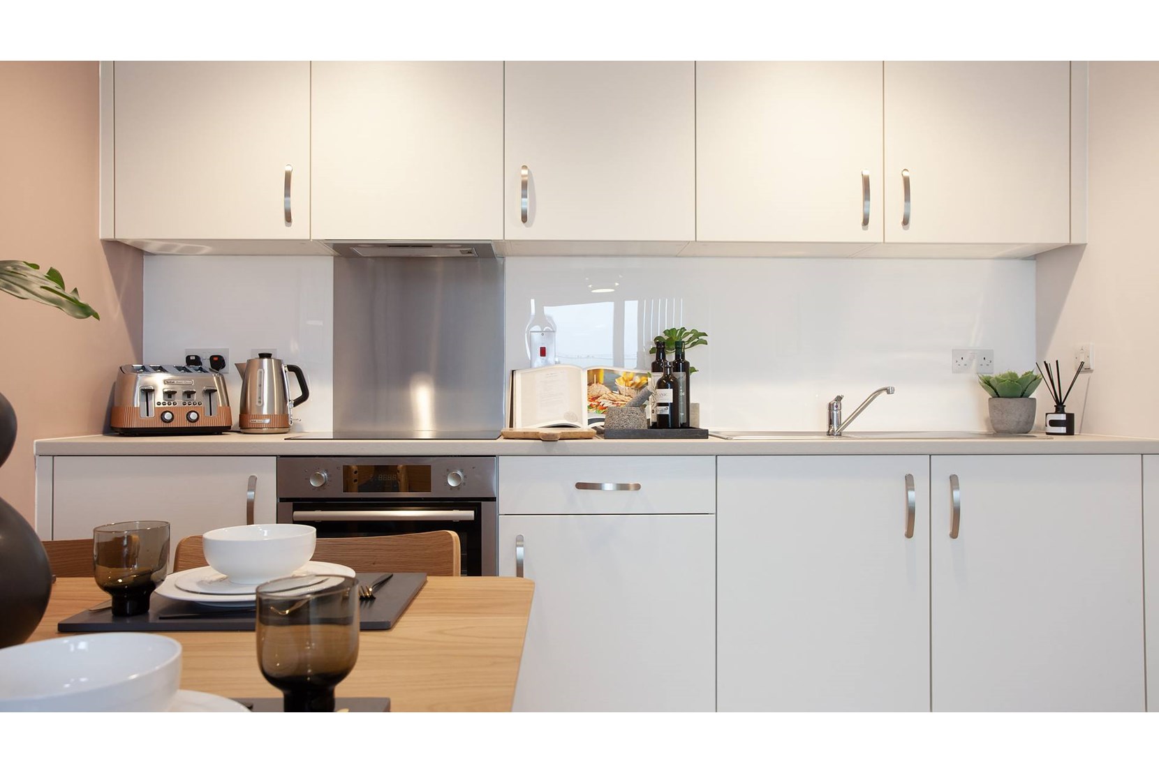 Apartments to Rent by Dandara Living at Chapel Wharf, Salford, M3, kitchen