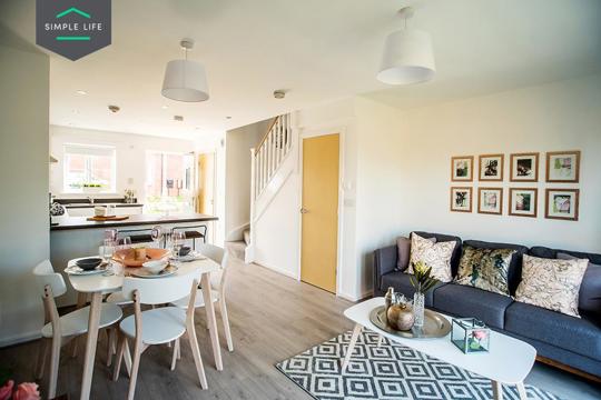 Houses by Simple Life to Rent, The Irwell, 2 bedroom house, kitchen living dining area