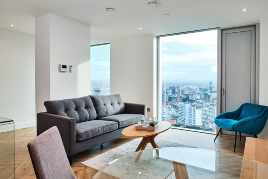 Apartments to Rent by Una in Anaconda Cut, Greater Manchester, M3, living dining area