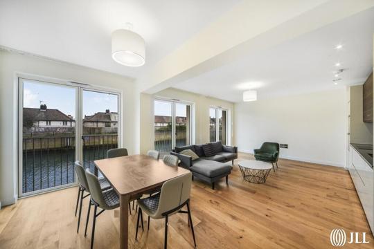 Houses and Apartments to Rent by JLL at Sugar House Island, Newham, E15, living kitchen dining area