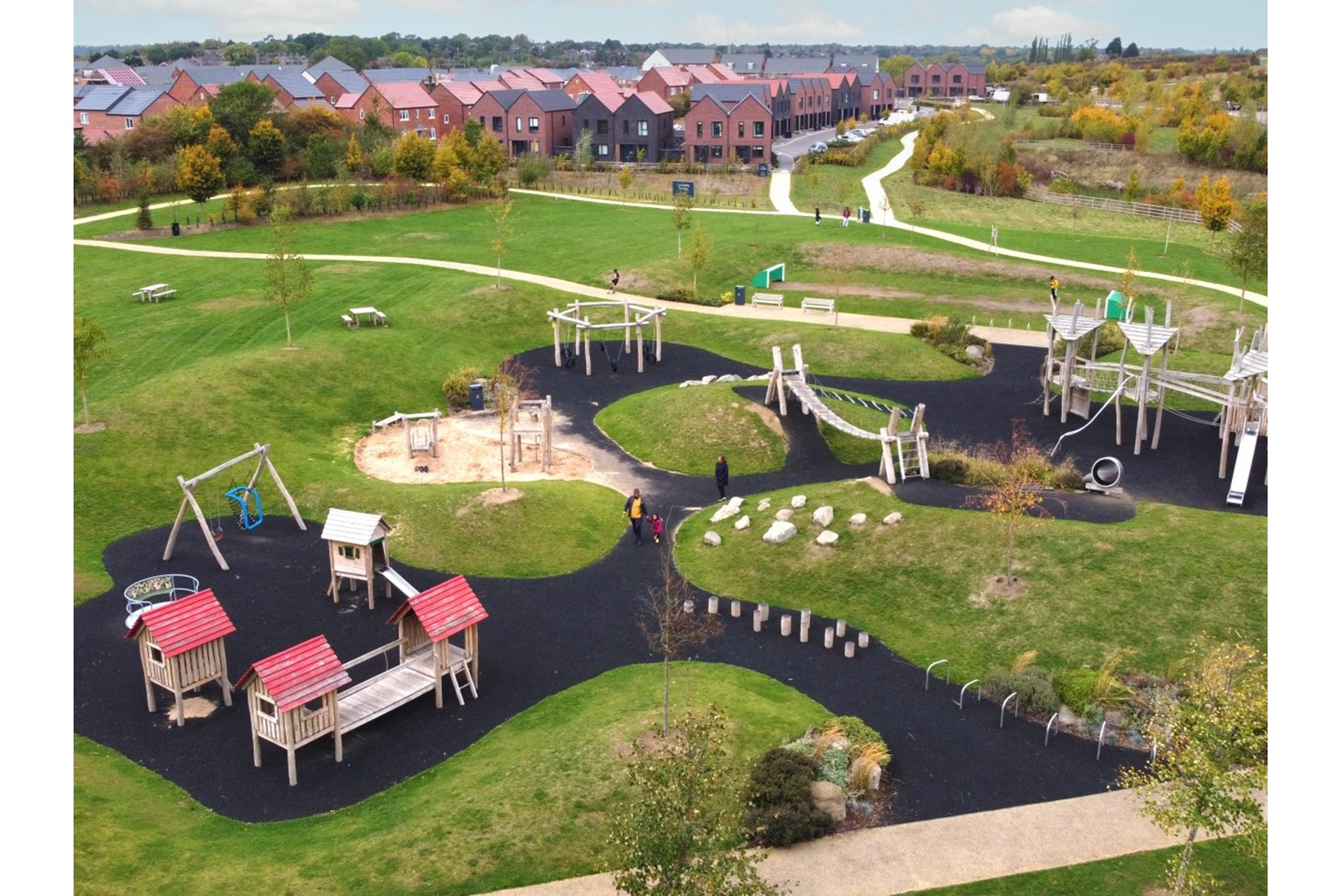 Homes to Rent by Allsop at The Pioneers, Houlton, Rugby, CV23, children's playground
