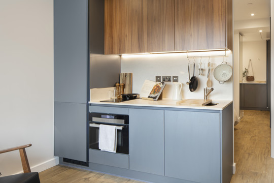 Studios and Apartments to Rent by Enclave in Enclave Croydon, Croydon, CR0, kitchen