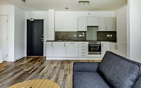 Apartment Way Of Life The Wullcomb Leicester Vaughan Way Kitchen Living Area 1