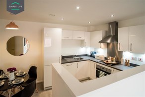 Apartments by Simple Life to Rent, The Rowan, 2 bedroom apartment, kitchen dining area