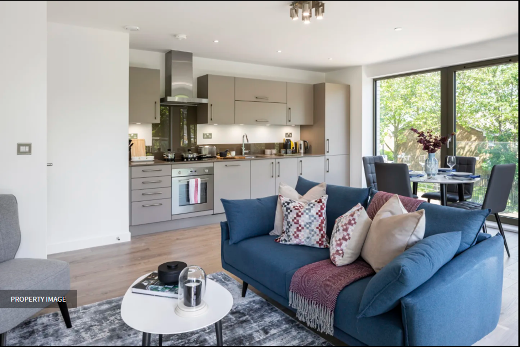 Apartments to Rent by Savills at The Forge, Newham, E6, kitchen dining living area