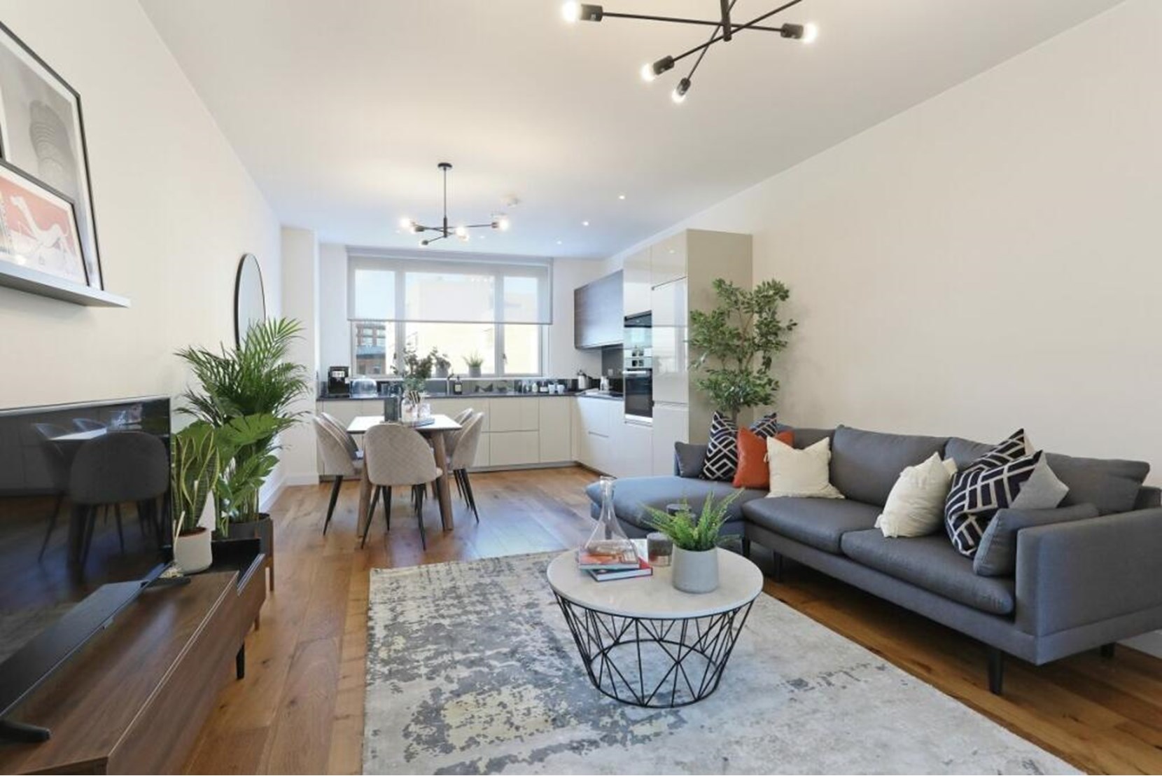 Houses and Apartments to Rent by JLL at Sugar House Island, Newham, E15, living area