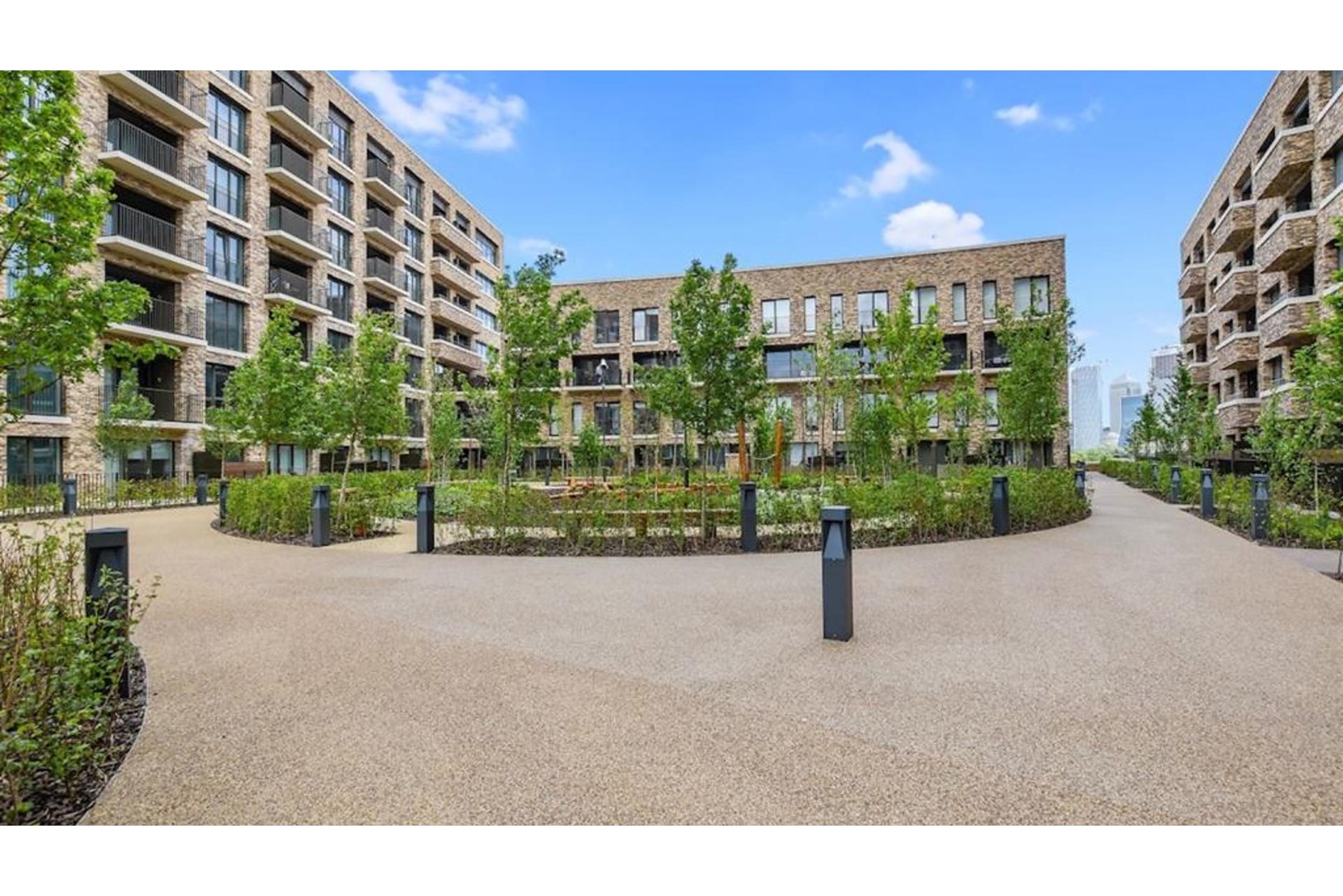 Apartments to Rent by Folio at Porter's Edge, Southwark, SE16, communal gardens