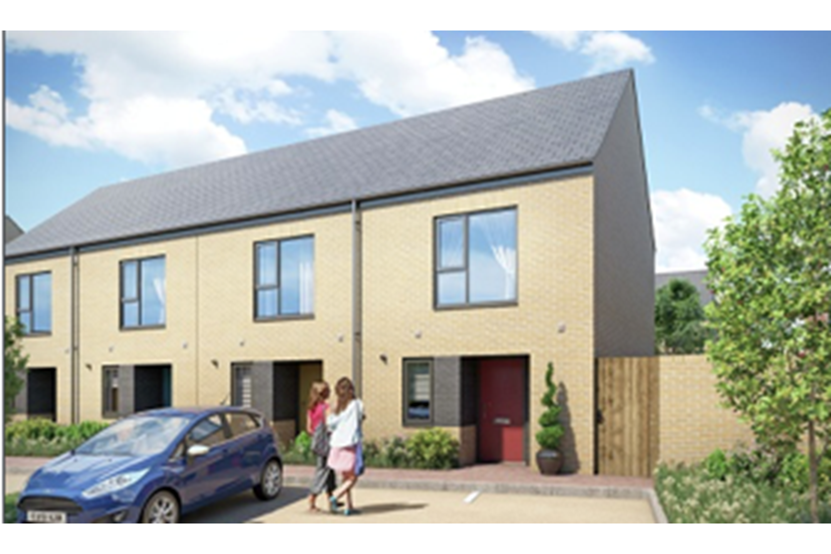 Houses to Rent by Simple Life at Base at Newhall, Harlow, CM17, development panoramic