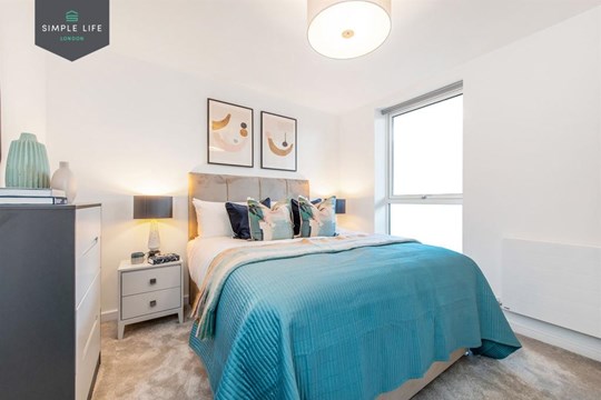 Apartments to Rent by Simple Life London in Beam Park, Havering, RM13, The Allegro bedroom