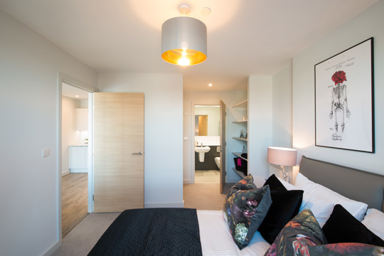 Apartments to Rent by JLL at Duet, Salford, M50, bedroom