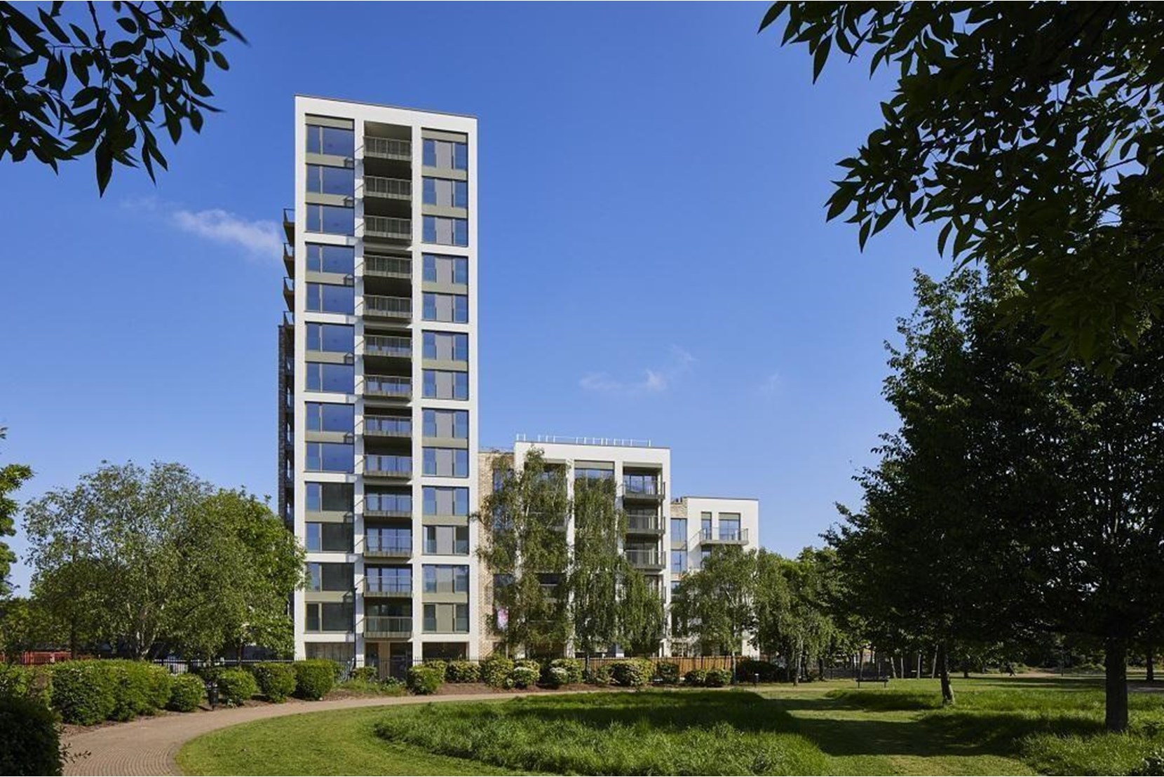 Apartments to Rent by Savills at The Forge, Newham, E6, development panoramic