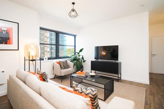 Apartments to Rent by Centrick at Iron Yard, Sheffield, S1, living area