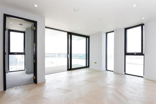 Apartments to Rent by Greenwich Peninsula at The Waterman, Greenwich, SE10, living area