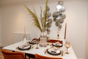 Apartments to Rent by Populo Living at The Brickyard, Newham, E6, dining area