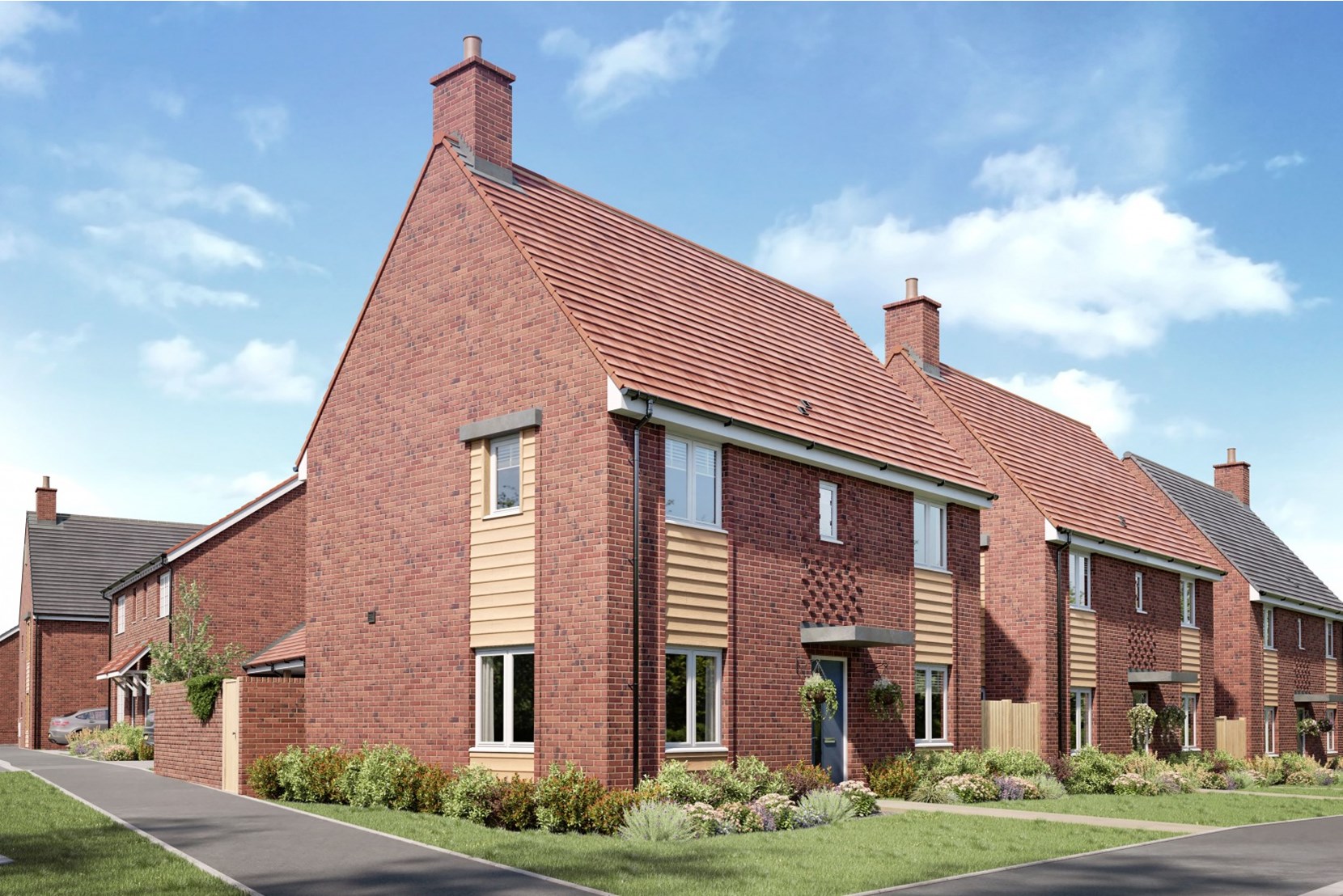 Homes to Rent by Allsop at Spinning Fields, Braintree, Essex, CM7, Muga house type CGI