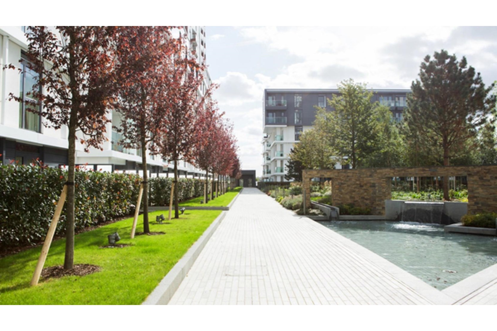 Apartments to Rent by Greystar at Nine Elms Point, Lambeth, SW8, communal gardens