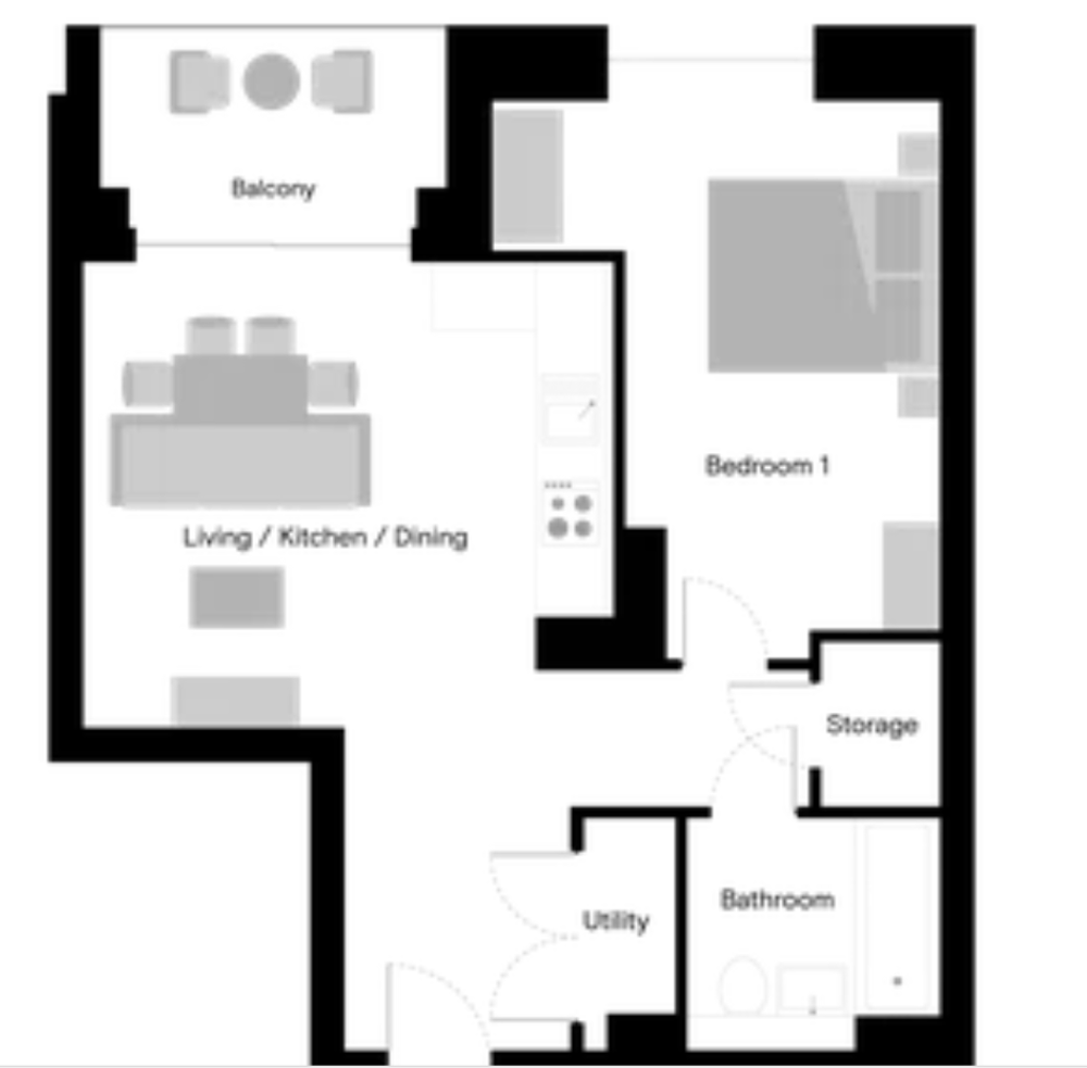 New 1 bedroom Apartment to rent in BromleybyBow, Greater London Ref