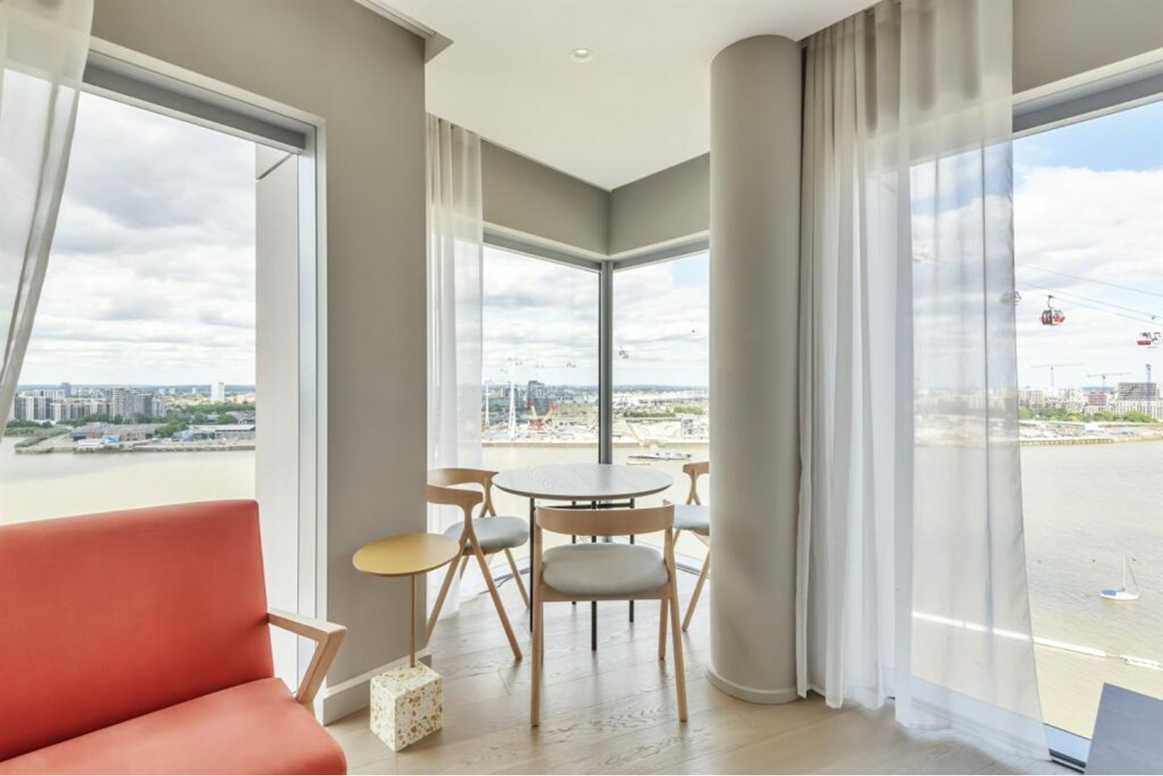 Apartments to Rent by Greenwich Peninsula at Upper Riverside, Greenwich, SE10, dining area