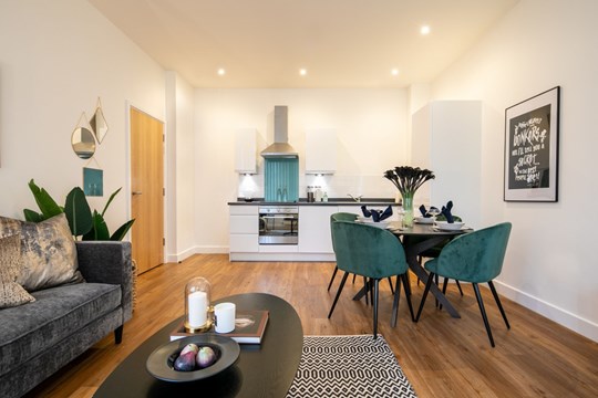 Apartment-Allsop-The-Keel-Liverpool-Merseyside-Interior-Kitchen-Living-Dining-Area