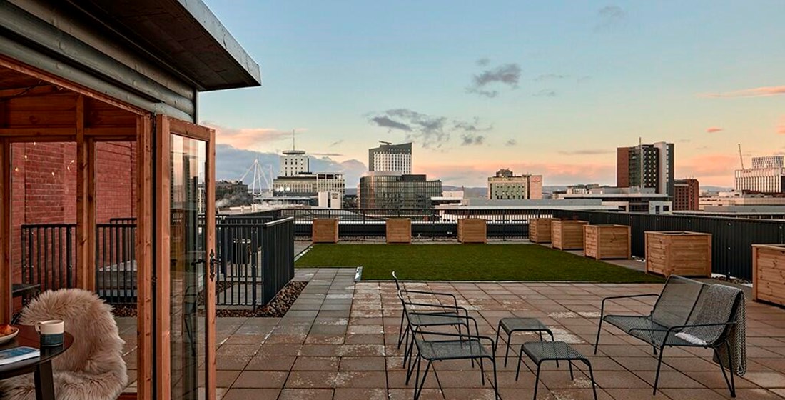 Apartments to Rent by Platform_ at Platform_Cardiff, Cardiff, CF10, roof terrace